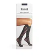 Wolford Net Rose Knee-high Socks In Black