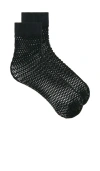 Wolford Net Socks In Black