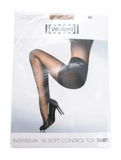 Pre-owned Wolford Neutral Nylon Tights