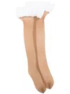 Wolford Nude 8 Lace Stay-up In Neutrals