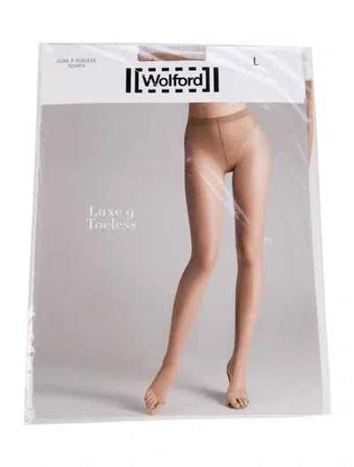 Pre-owned Wolford Nylon Tights In Neutral