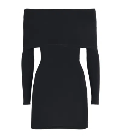 Wolford Off-the-shoulder Mini Dress In Multi