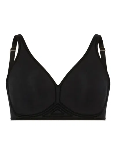 Wolford Panelled Bra In Black