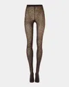 Wolford Pantera Animal-patterned Tights In Multi