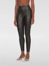 Wolford Woman Pants Black Size 12 Polyurethane In Schwarz