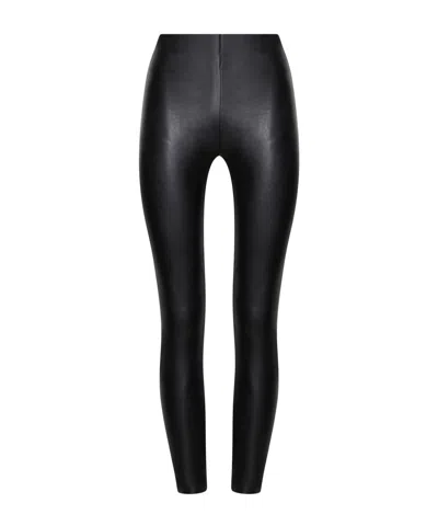Wolford Estella Faux Leather Leggings In Black