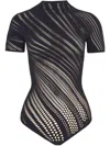 Wolford Perforierter Body In Black
