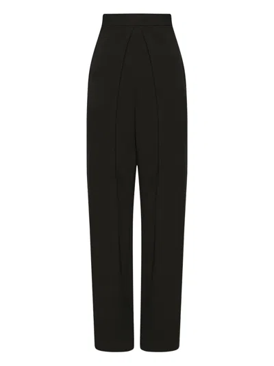 Wolford Pleated-front Tailored Trousers In Black