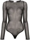 Wolford Point D'esprit-mesh Bodysuit