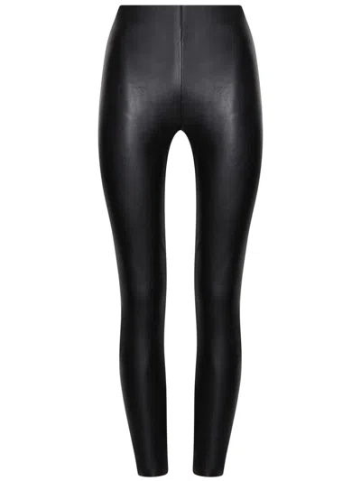 Wolford Polyurethane-blend Jo High-waisted Leggings In Black