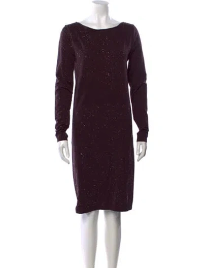 Pre-owned Wolford Printed Knee-length Dress In Multi