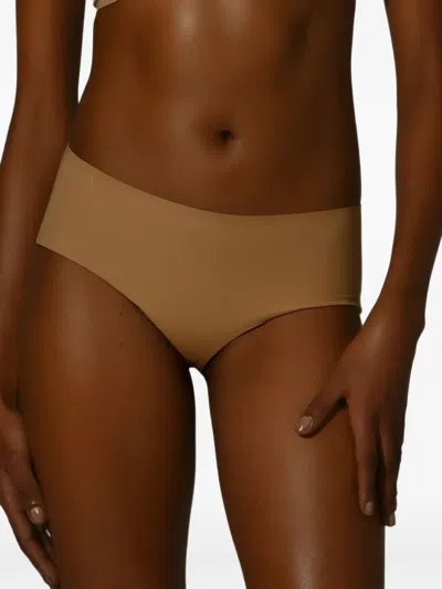 Wolford Pure Bonded-seam Briefs In Neutral