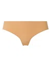 Wolford Pure Brazilian Seamless Thong In Brown