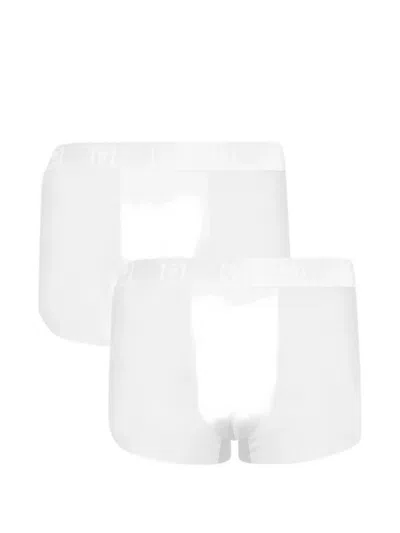 Wolford Pure Logo-waistband Boxer Briefs (set Of Two) In White