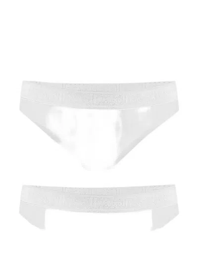Wolford Pure Logo-waistband Briefs (set Of Two) In Multi