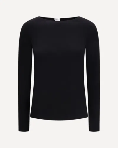 Wolford Pure Long-sleeve Top In Black