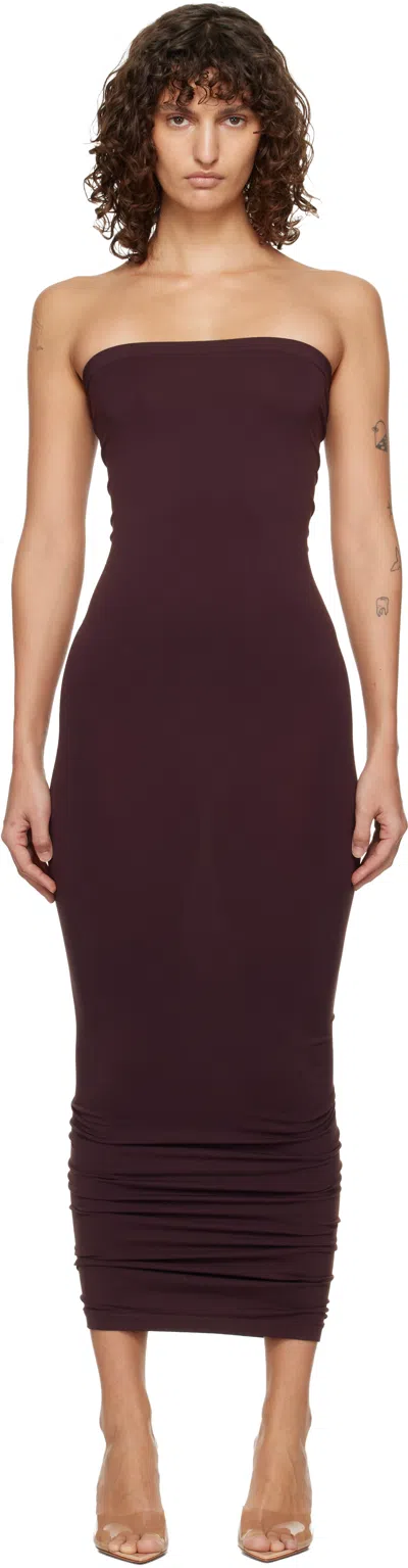 Wolford Purple Fatal Midi Dress