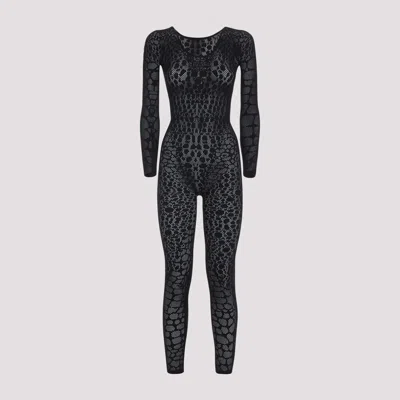 WOLFORD REPTILE NET JUMPSUIT