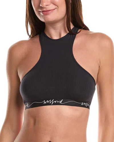 Wolford Reverse Racer Bralette In Black