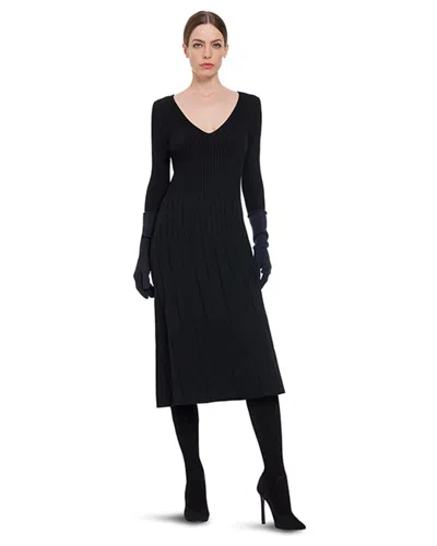 Wolford Rib Wool-blend Dress In Black