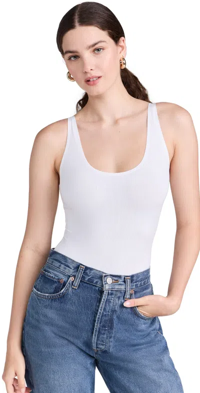 Wolford Jamaika Cotton-blend Bodysuit In White