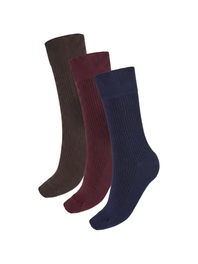 Wolford Ribbed Socks (set Of Three) In Multi