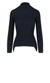 Wolford Ribbed Turtleneck Sweater In Black