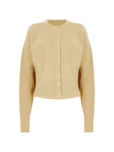 Wolford Ribbed-knit Cropped Cardigan In Multi