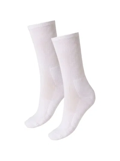 Wolford Ribbed-knit Terry Socks In White