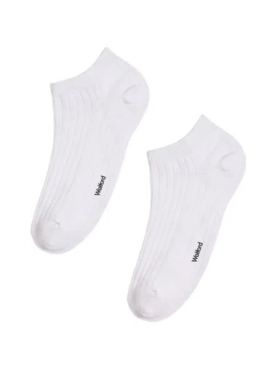Wolford Rib-knit Ankle Socks In White