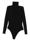 Wolford Roll-neck Bodysuit In Black