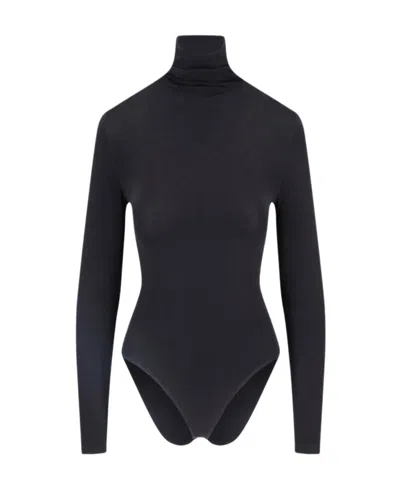 WOLFORD HIGH-NECK LONG-SLEEVE JUMPSUIT