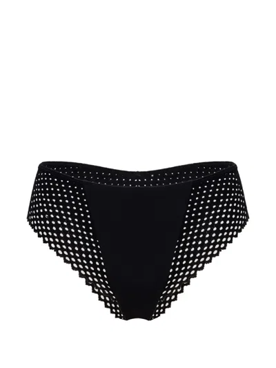 Wolford Romantic Net Briefs In Black
