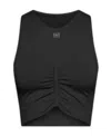 Wolford Ruched Performance Top In Black
