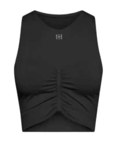 Wolford Ruched Performance Top In Black