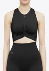 Wolford Ruched Performance Top In Black