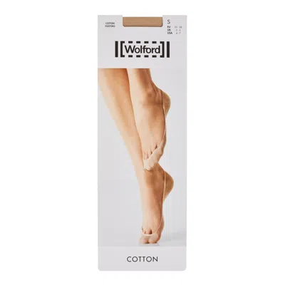 Wolford Sand Low-cut Socks In Nude