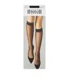 Wolford Satin Touch 20 Knee-high Stockings In Black