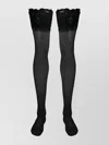 Wolford Satin Touch 20 Stay-up In Black