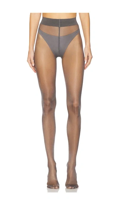 Wolford Satin Touch 20 Tights In 钢色