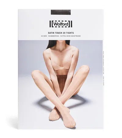 Wolford Satin Touch 20 Tights In Neutral