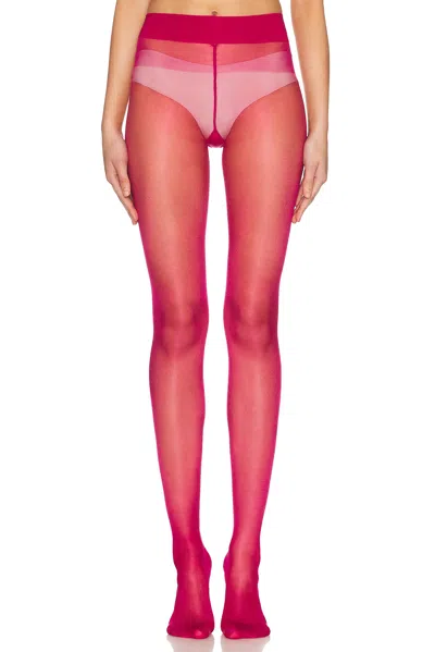 Wolford Satin Touch 20 Tights In Pink