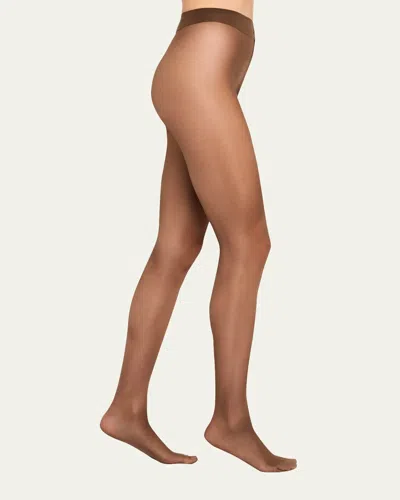 Wolford Satin Touch Shimmer Tights, 20 Denier In Coca