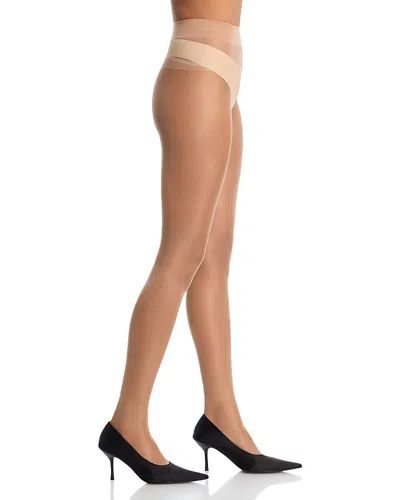 Wolford Satin Touch Tights In Neutral