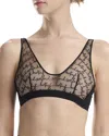 Wolford Scoop Neck Bra In Beige