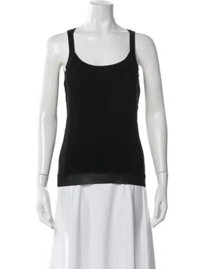 Pre-owned Wolford Scoop Neck Sleeveless Bodysuit In Blue