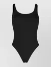Wolford Scoop Neck Sleeveless Stretch Fit Bodysuit In Black