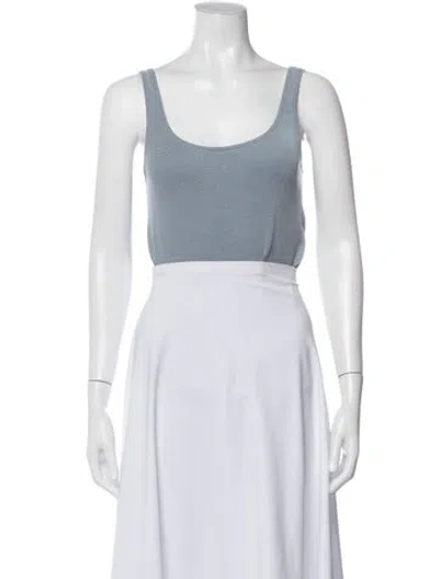 Pre-owned Wolford Scoop Neck Sleeveless Top In Neutrals