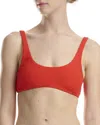 Wolford Scoop Neck Top In Red