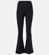 Wolford X Simkhai Intricate Pattern Flared Pants In Black